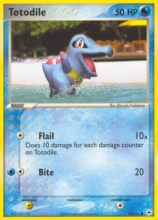 Totodile 79/101 Common Hidden Legends LP