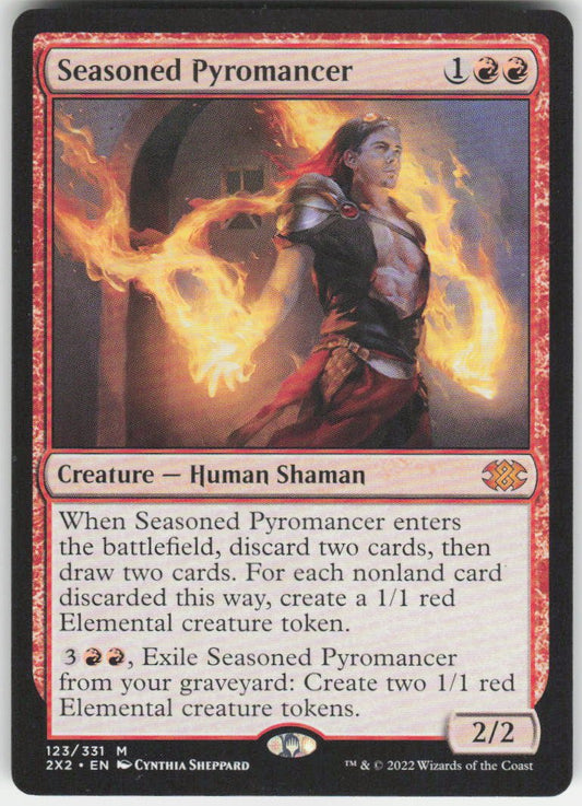 Seasoned Pyromancer M Double Masters 2022 123 NM