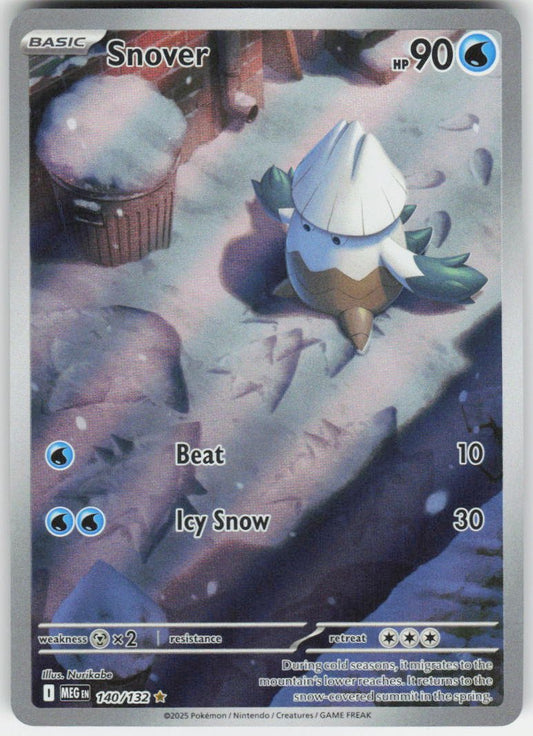 Snover - Illustration Rare ME01: Mega Evolution 140/132 NM