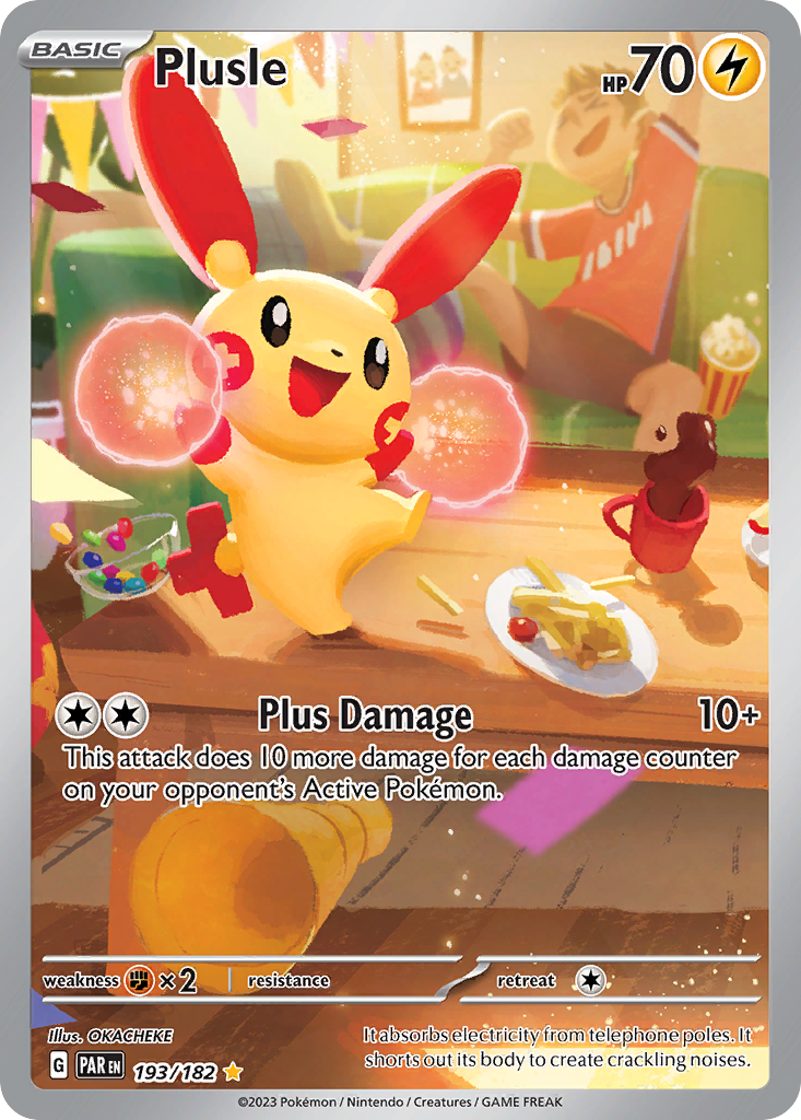 Plusle 193/182 Illustration Rare Paradox Rift NM/M