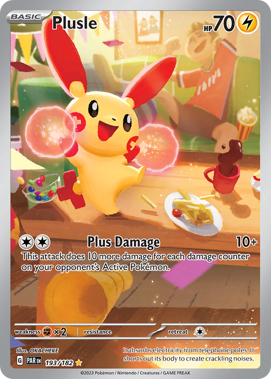 Plusle 193/182 Illustration Rare Paradox Rift NM/M