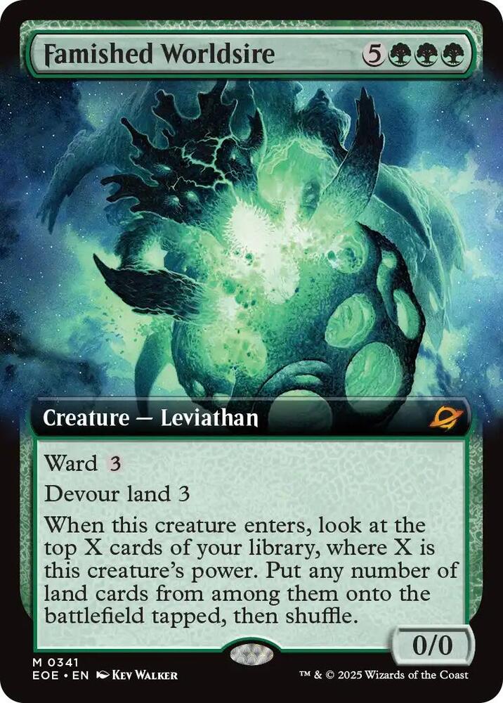 Famished Worldsire (Extended Art) 341 Mythic Edge of Eternities NM/M