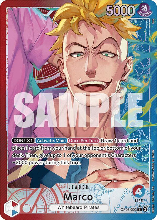 Marco (Parallel) OP08-002 Leader Two Legends NM/M