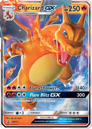 Charizard GX - SM211 Promo Sun & Moon Promo Holo NM/M