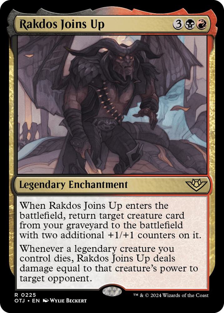 Rakdos Joins Up 225 Rare Outlaws of Thunder Junction NM/M