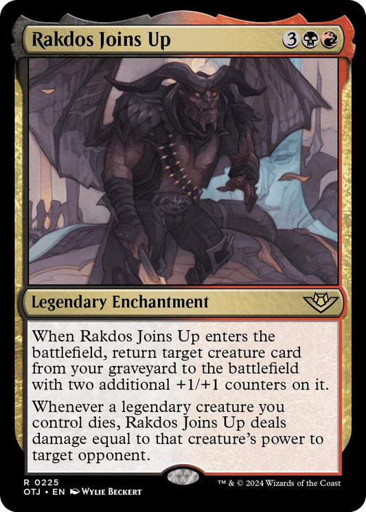 Rakdos Joins Up 225 Rare Outlaws of Thunder Junction NM/M