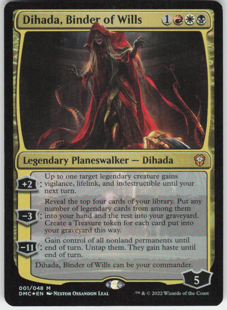 Dihada, Binder of Wills (Foil) M Commander: Dominaria United 1 NM