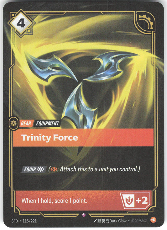 Trinity Force Rare Spiritforged 115/221 NM