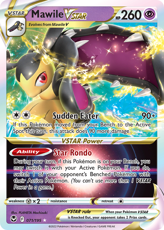 Mawile VSTAR 071/195 VSTAR Rare Silver Tempest Holo NM/M