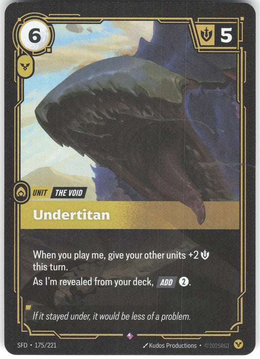 Undertitan Rare Spiritforged 175/221 NM