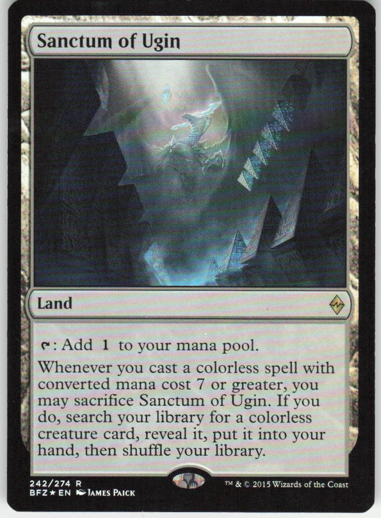 Sanctum of Ugin R Battle for Zendikar 242 NM