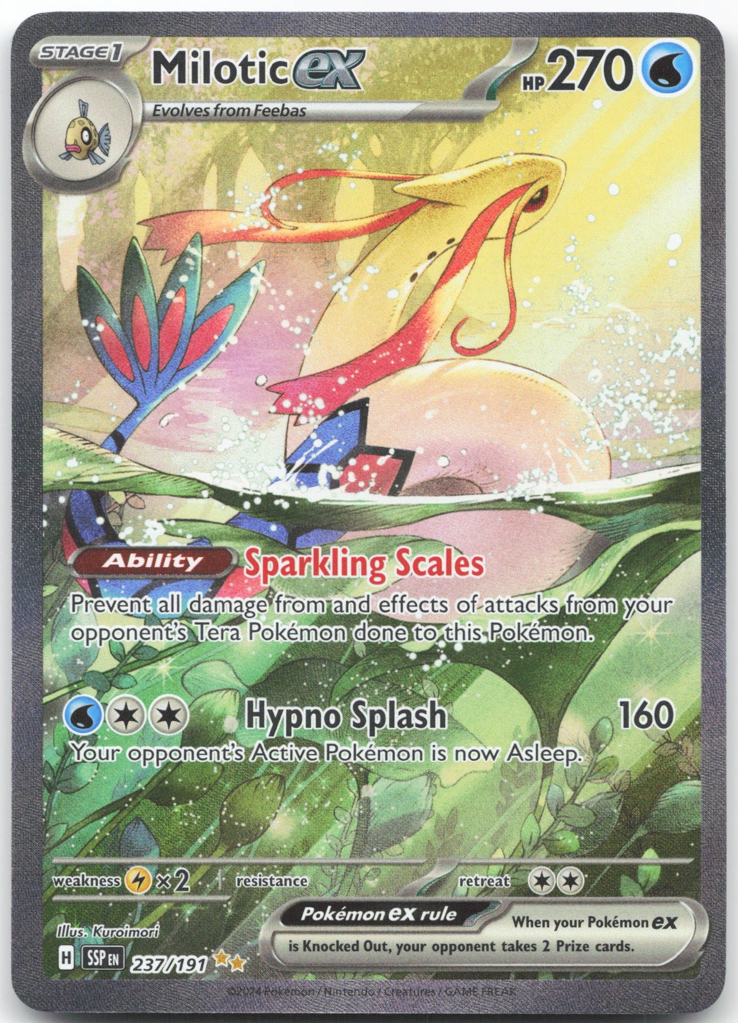 Milotic ex - Special Illustration Rare SV08: Surging Sparks 237/191 NM