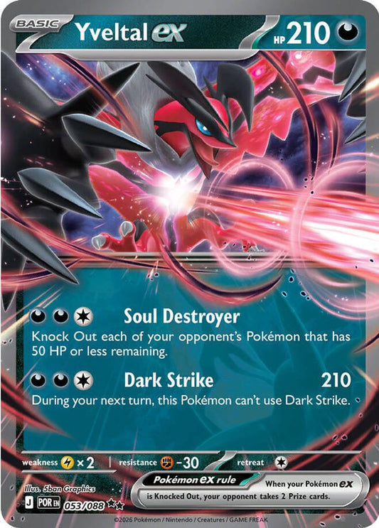 Yveltal ex 053/088 Double Rare Perfect Order NM/M