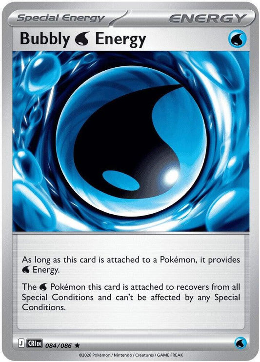 Bubbly W Energy 084/086 Rare Chaos Rising Holo NM/M