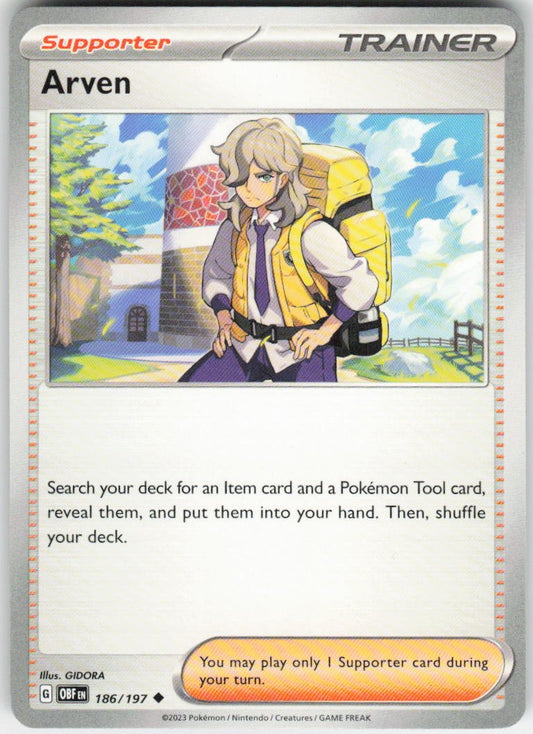 Arven Uncommon SV03: Obsidian Flames 186/197 NM