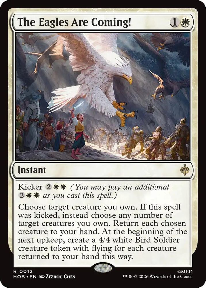 The Eagles Are Coming! 12 Rare Foil The Hobbit NM/M