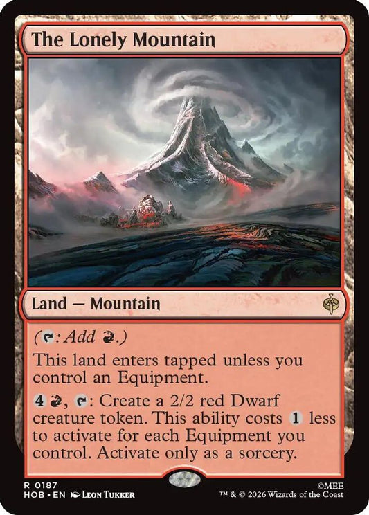 The Lonely Mountain 187 Rare Foil The Hobbit NM/M