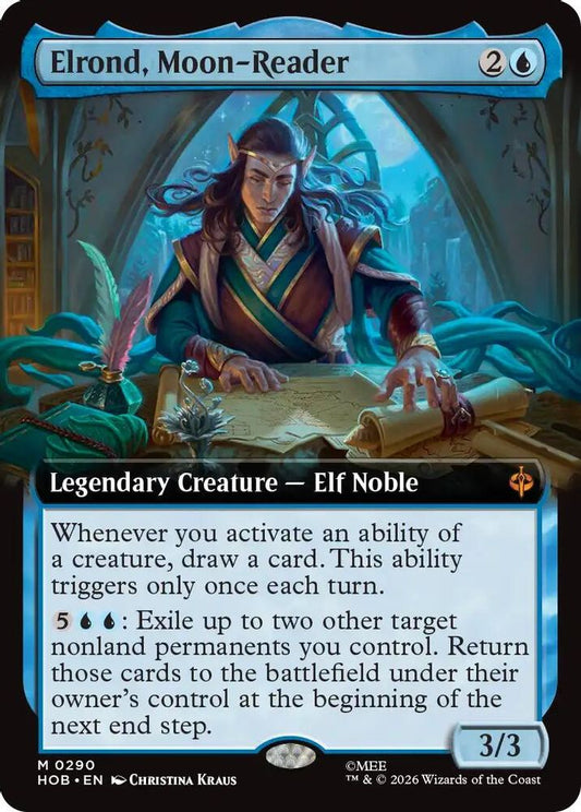 Elrond, Moon-Reader (Extended Art) 290 Mythic The Hobbit NM/M