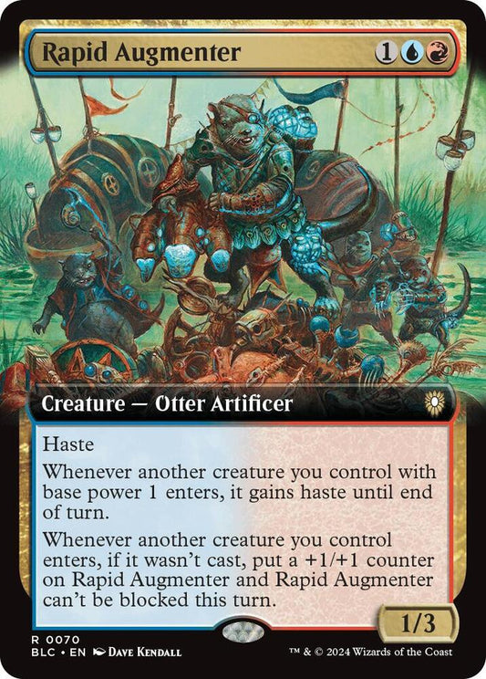 Rapid Augmenter (Extended Art) 70 Rare Commander: Bloomburrow NM/M