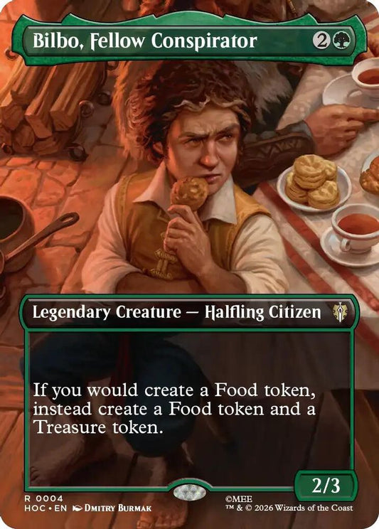 Bilbo, Fellow Conspirator (Borderless) 4 Rare The Hobbit: Eternal-Legal NM/M