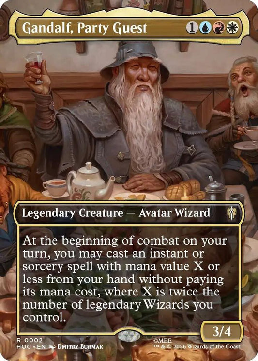 Gandalf, Party Guest (Borderless) 2 Rare The Hobbit: Eternal-Legal NM/M