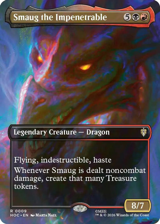 Smaug the Impenetrable (Borderless) 9 Rare The Hobbit: Eternal-Legal NM/M