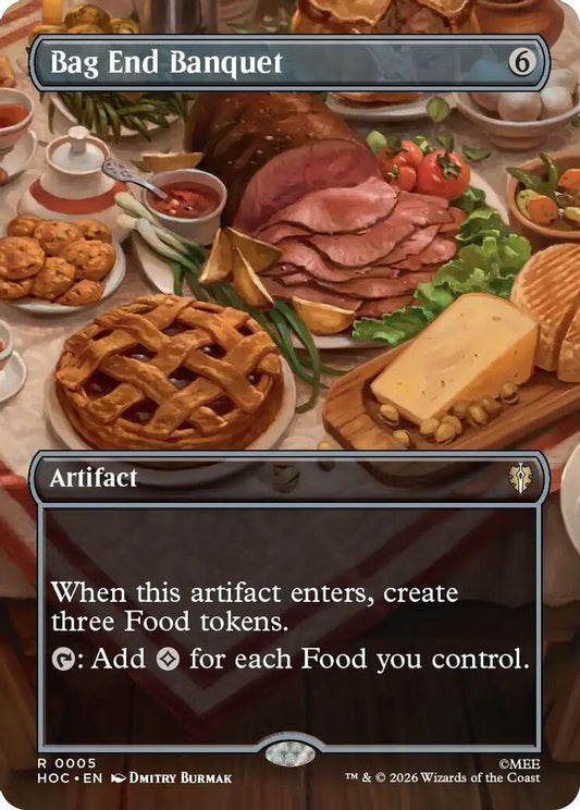 Bag End Banquet (Borderless) 5 Rare The Hobbit: Eternal-Legal NM/M