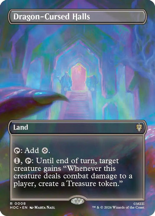 Dragon-Cursed Halls (Borderless) 8 Rare The Hobbit: Eternal-Legal NM/M