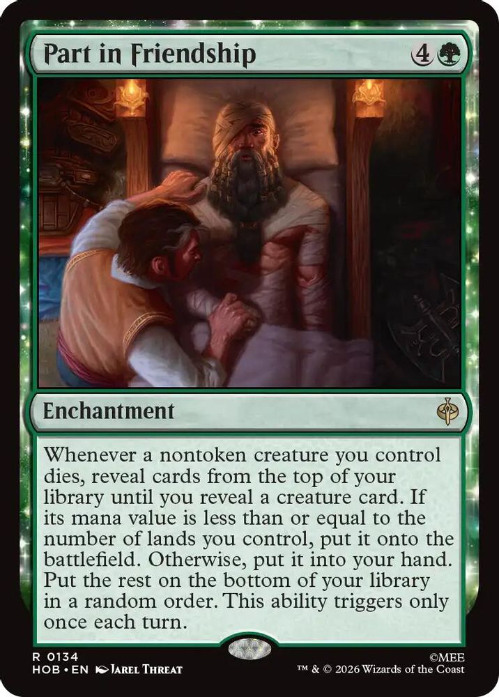 Part in Friendship 134 Rare Foil The Hobbit NM/M