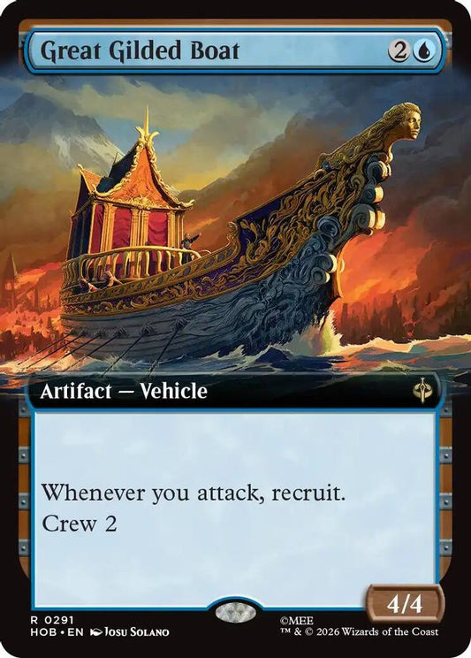 Great Gilded Boat (Extended Art) 291 Rare The Hobbit NM/M