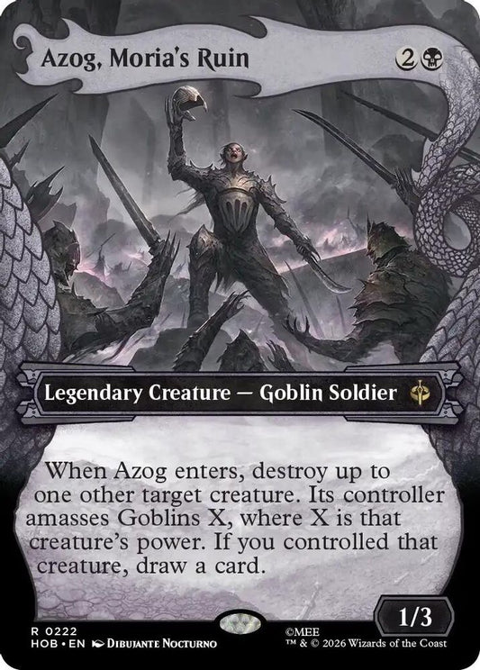 Azog, Moria's Ruin (Showcase) 222 Rare The Hobbit NM/M