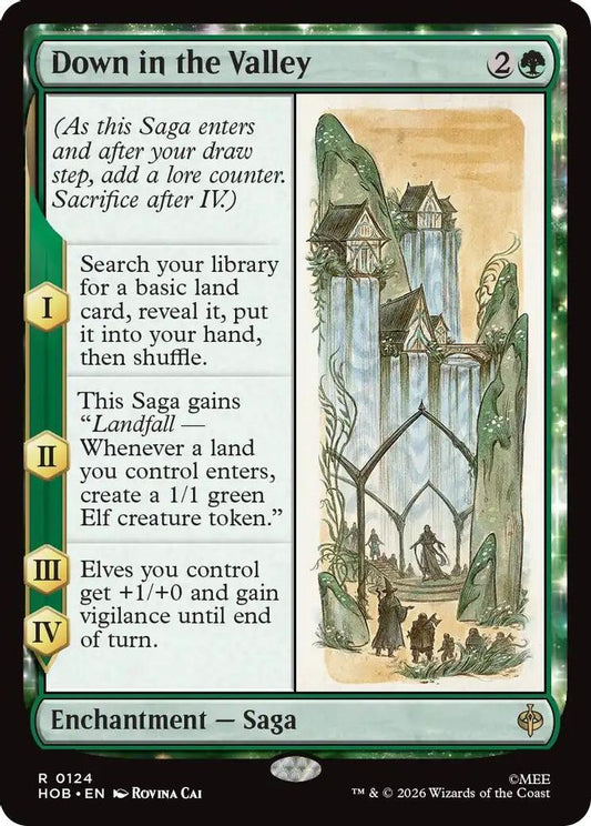 Down in the Valley 124 Rare Foil The Hobbit NM/M