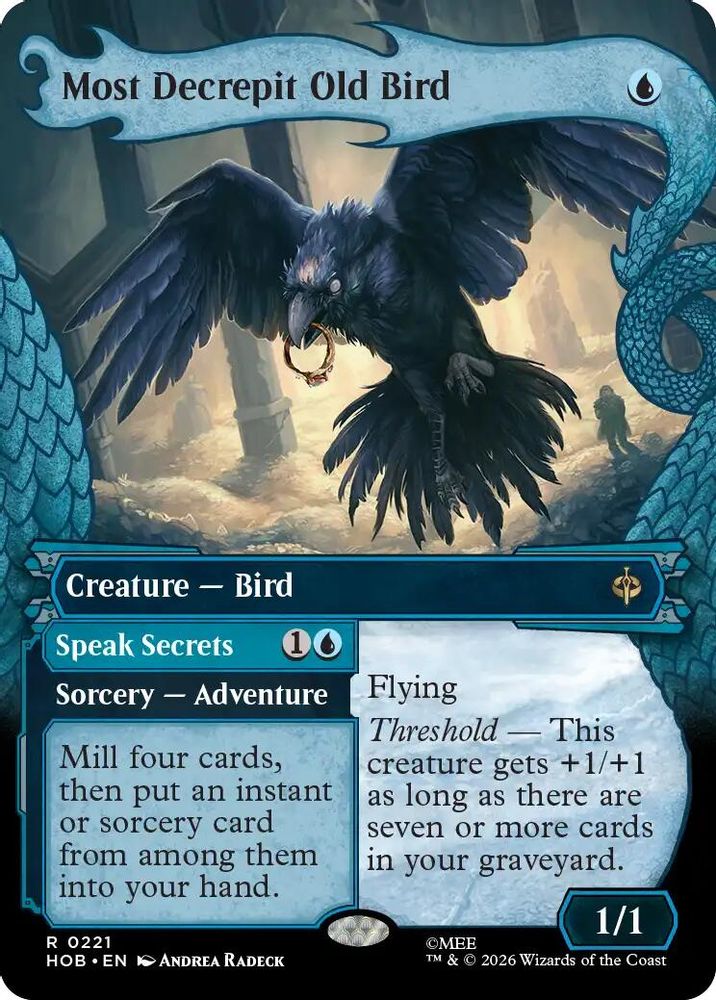 Most Decrepit Old Bird (Showcase) 221 Rare The Hobbit NM/M