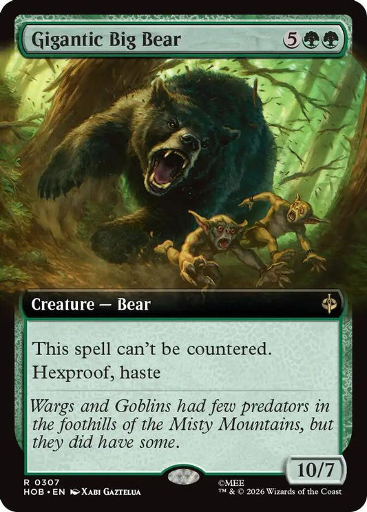 Gigantic Big Bear (Extended Art) 307 Rare Foil The Hobbit NM/M