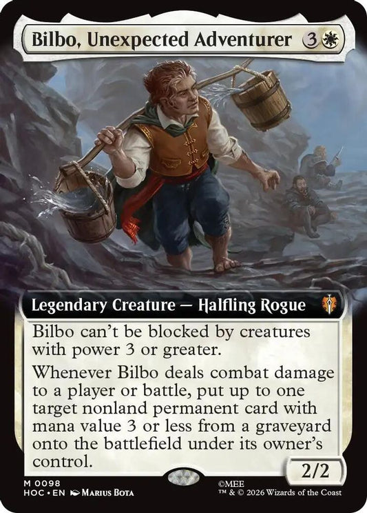 Bilbo, Unexpected Adventurer (Extended Art) 98 The Hobbit: Eternal-Legal NM/M