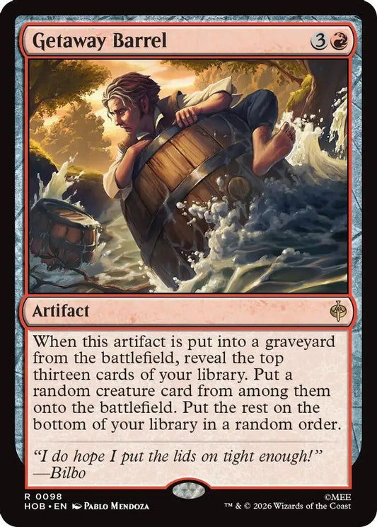 Getaway Barrel 98 Rare Foil The Hobbit NM/M