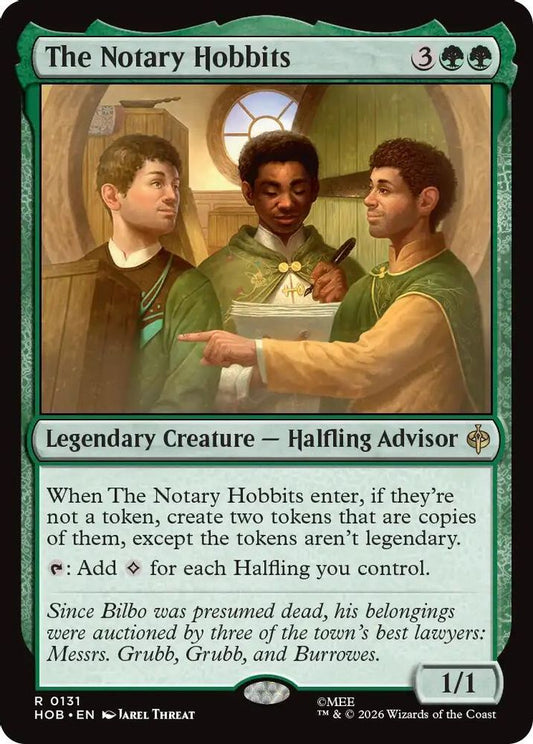 The Notary Hobbits 131 Rare Foil The Hobbit NM/M