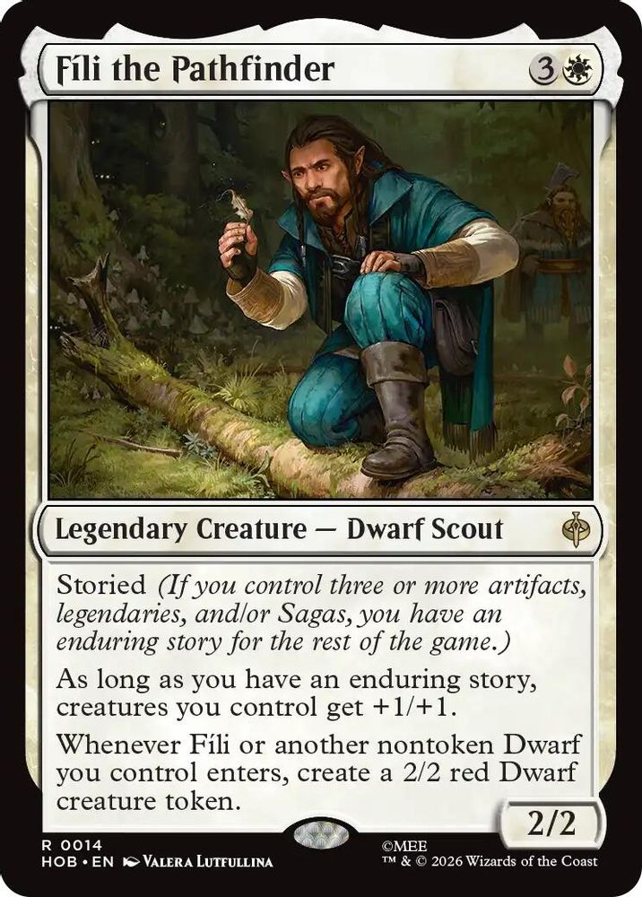 Fili the Pathfinder 14 Rare Foil The Hobbit NM/M