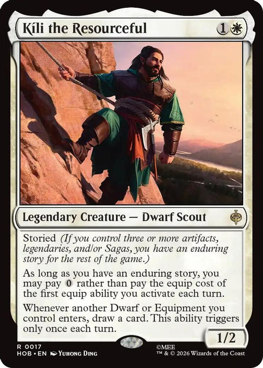 Kili the Resourceful 17 Rare Foil The Hobbit NM/M