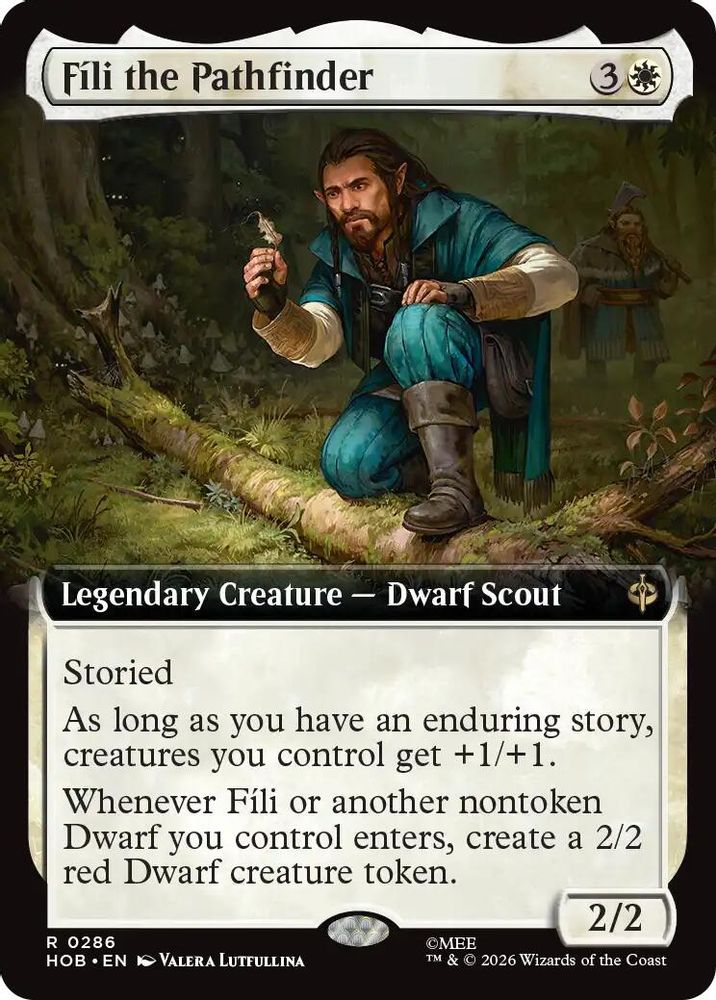 Fili the Pathfinder (Extended Art) 286 Rare Foil The Hobbit NM/M