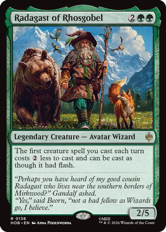 Radagast of Rhosgobel 136 Rare Foil The Hobbit NM/M