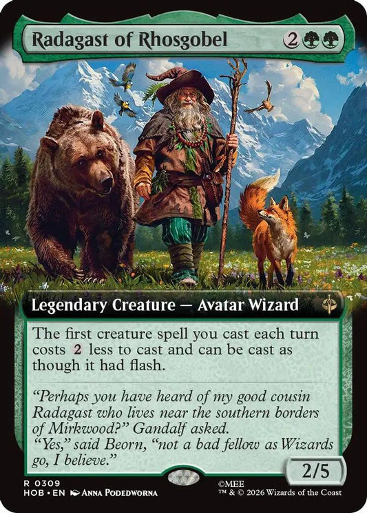 Radagast of Rhosgobel (Extended Art) 309 Rare The Hobbit NM/M