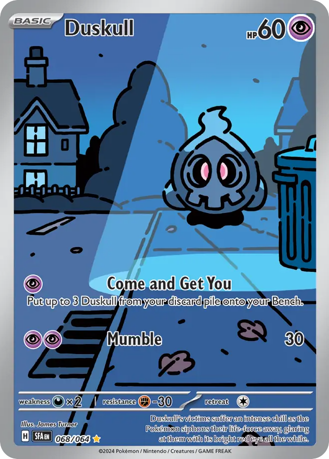 Duskull 068/064 Illustration Rare Shrouded Fable NM/M