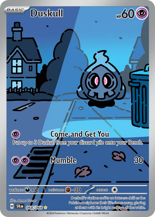 Duskull 068/064 Illustration Rare Shrouded Fable NM/M