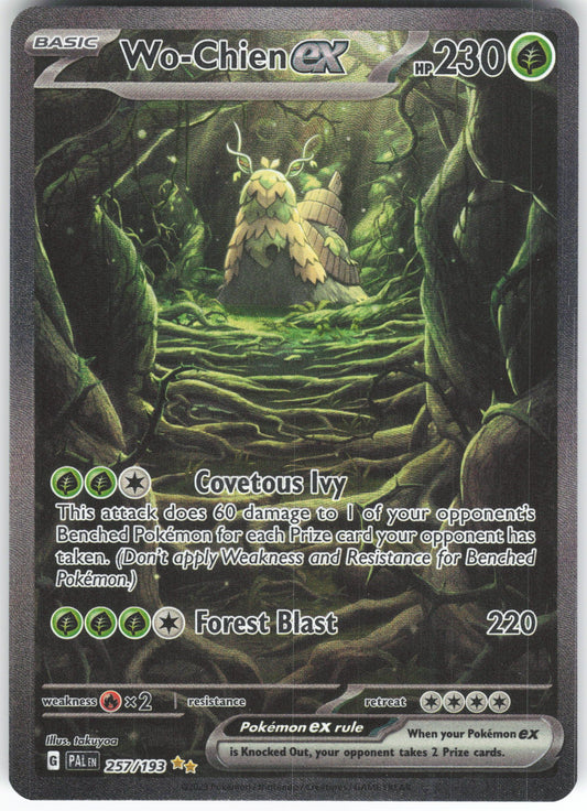 Wo-Chien ex - Special Illustration Rare SV02: Paldea Evolved 257/193 NM
