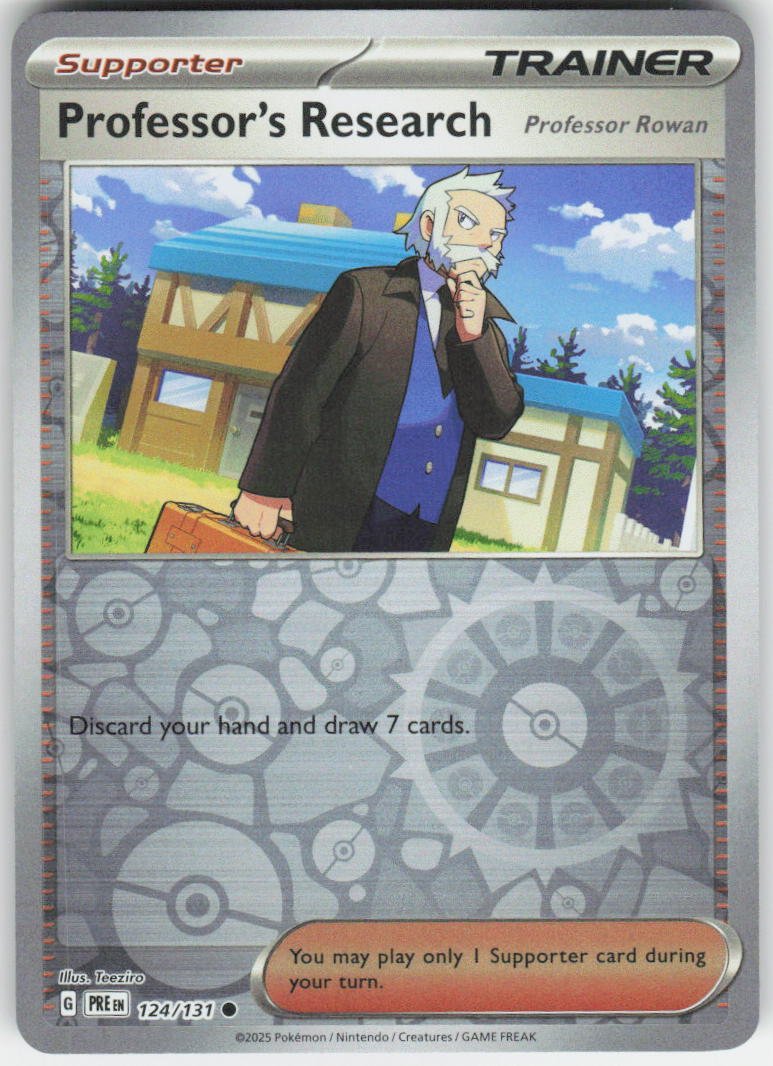 Professor's Research [Professor Rowan] Common SV: Prismatic Evolutions 124/131 N