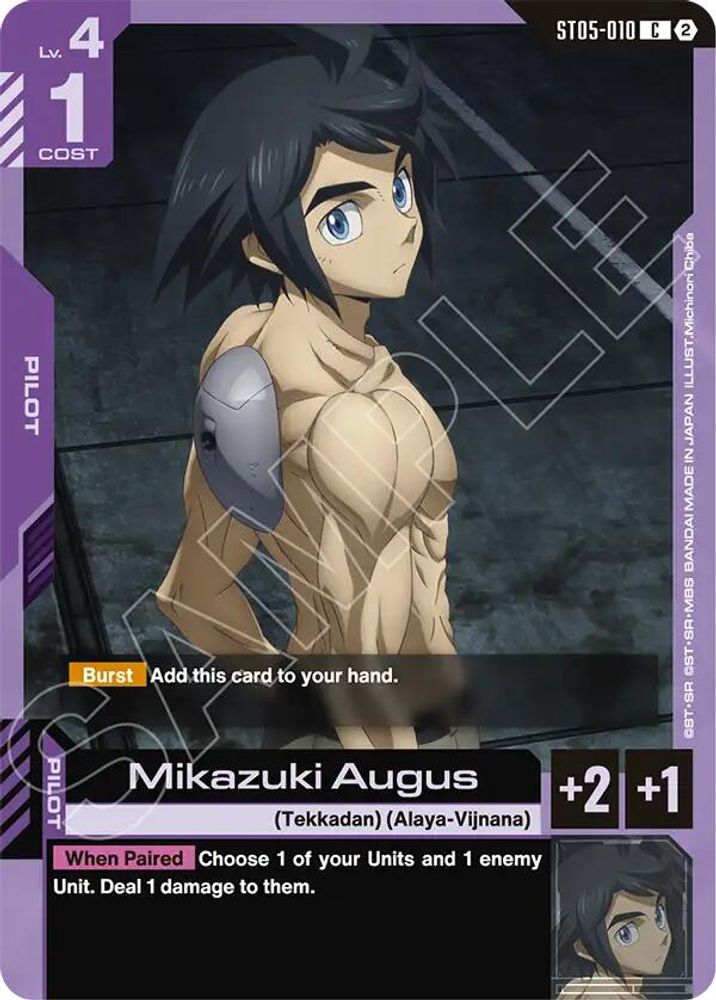 Mikazuki Augus ST05-010 C Deck Build Box Freedom Ascension NM/M