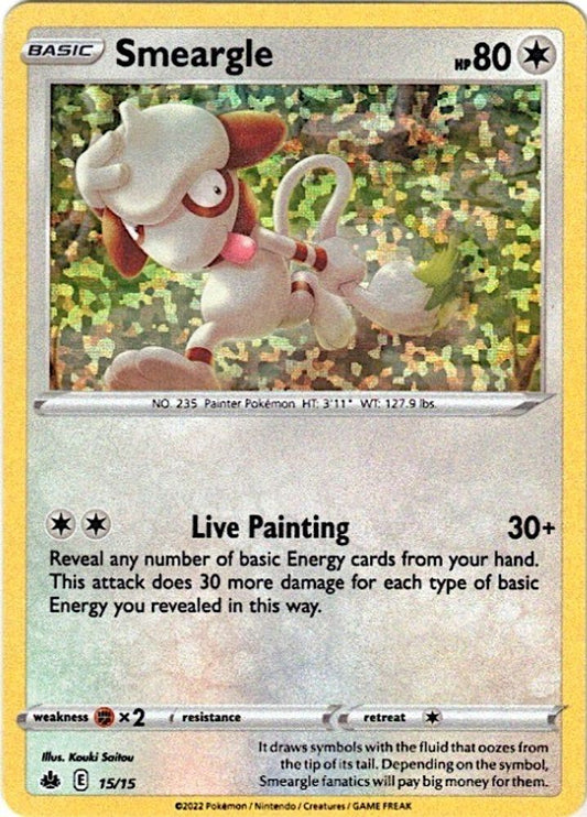 Smeargle 015/015 Promo Holo McDonald's Promos 2022 Holo NM/LP