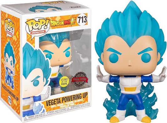 Vegeta Powering Up GLOW IN THE DARK Dragon Ball Super Pop! Vinyl Figure