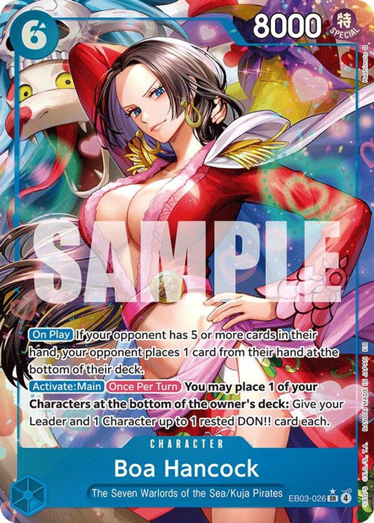 Boa Hancock (Alternate Art) EB03-026 Foil Extra Booster: One Piece Heroines Edition NM/M